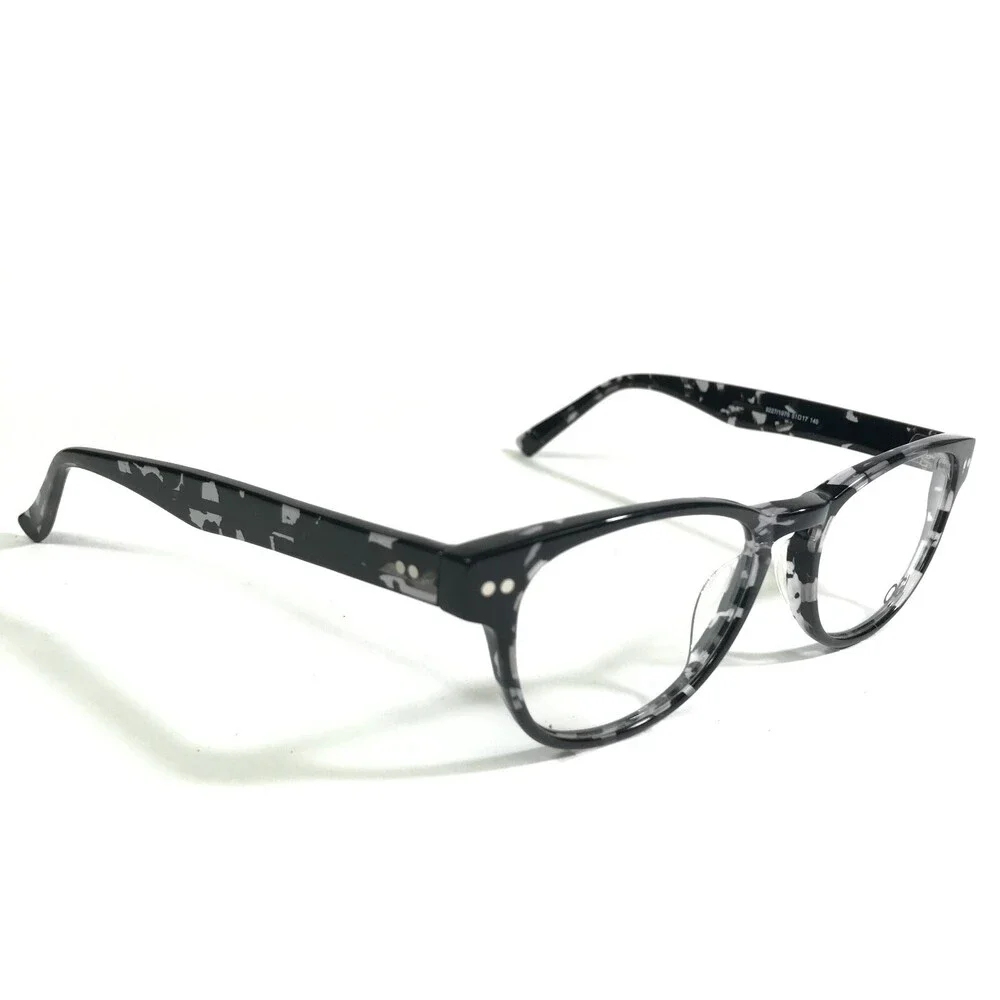 OGI EVOLUTION 9227/1976 Eyeglasses Frames Black Clear Tortoise Round 51-17-145